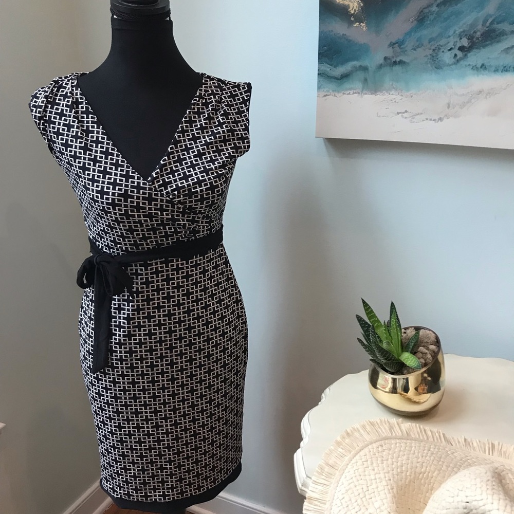 NWT Reversible Faux Wrap Dress